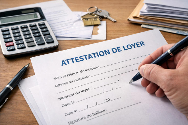 Attestation de loyer
