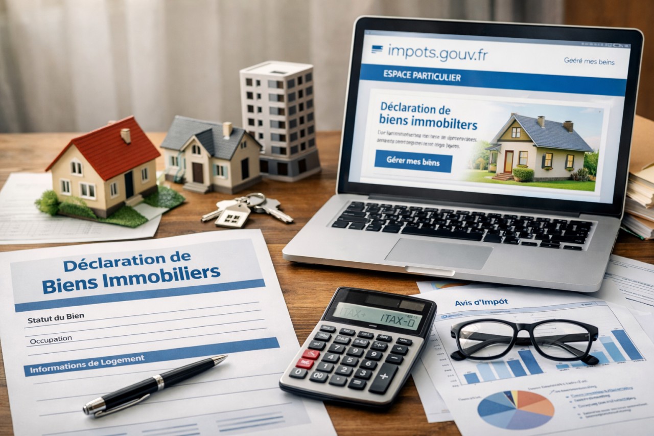 Déclaration de biens immobiliers aux impôts